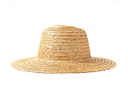 夏日草帽编织品展示