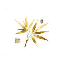 金叶艺术图案设计
