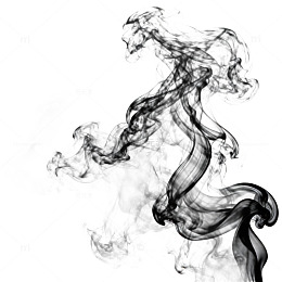 水墨风格烟雾缭绕艺术效果
