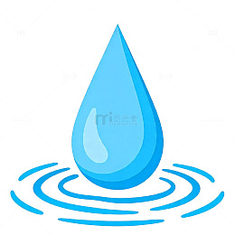 水滴图案简约图标设计元素