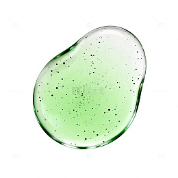 绿色凝胶气泡设计元素