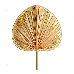 金色扇子传统工艺品