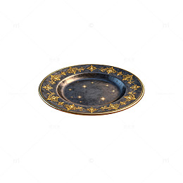 古典花纹装饰盘