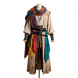 民族风情服装展示模特