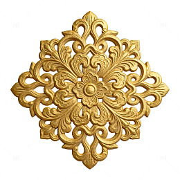金色雕花装饰图案