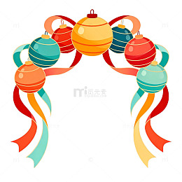 卡通圣诞装饰图案