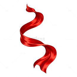 红绸飘逸动态设计素材