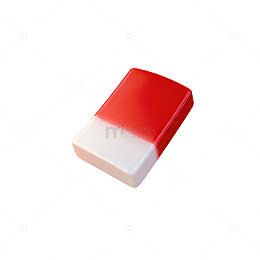 红白双色橡皮擦设计素材