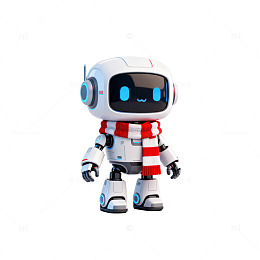 可爱机器人科技风3D模型