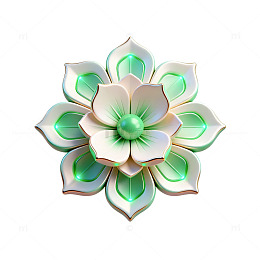 透明背景花朵装饰图案