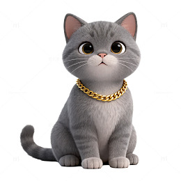 可爱卡通猫咪插画