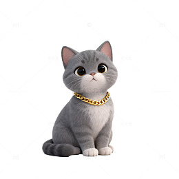 可爱卡通猫咪插画