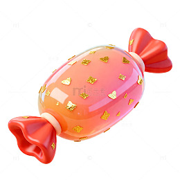 糖果风格装饰品设计素材