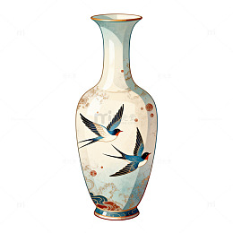 传统中国风花瓶装饰画