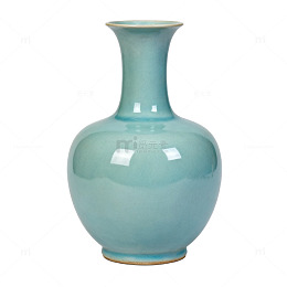 青瓷花瓶造型艺术展示