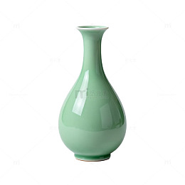 青瓷花瓶简约风格素材