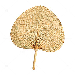 草编手工扇子