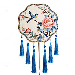 传统中国风扇子图案设计