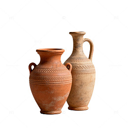 古朴陶罐图片