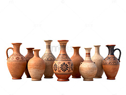 陶罐工艺品展示