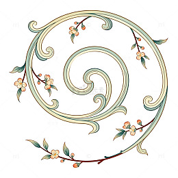 古典花纹装饰图案