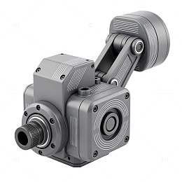 工业齿轮箱三维模型