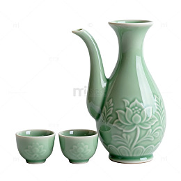 青瓷酒具套装