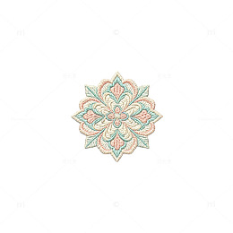 精致花纹刺绣图案