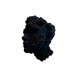 太空陨石科幻风格图像素材