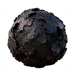 陨石风格球体模型