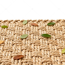 编织垫自然风格装饰