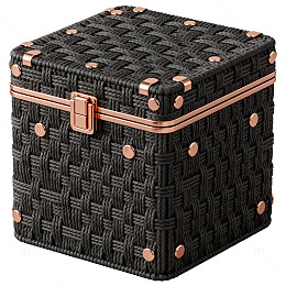 编织储物箱装饰收纳盒