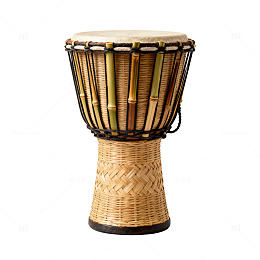 非洲鼓传统手工编织鼓