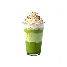清新抹茶饮品美食
