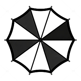 黑白几何图形设计元素