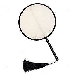 古风团扇圆形扇子