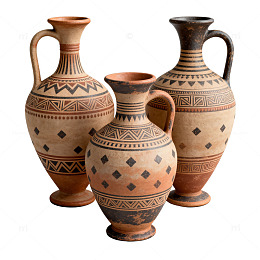 古希腊陶器艺术风格素材