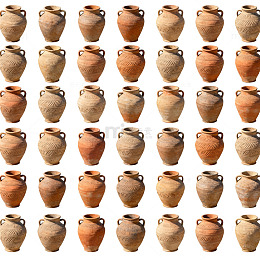 陶罐排列整齐图案