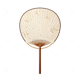 古风纸扇装饰元素