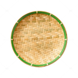 编织圆筐草编工艺