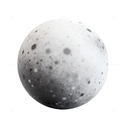 黑白斑点球体三维模型
