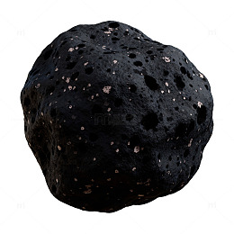 黑色火山岩特写片