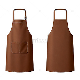 棕色皮质围裙