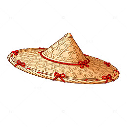 传统墨西哥草帽插画