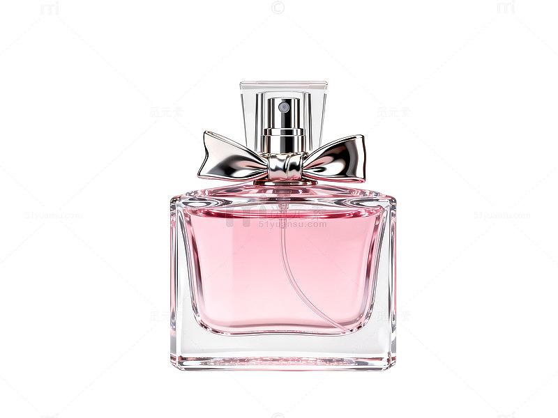 粉色香水瓶女性优雅气质