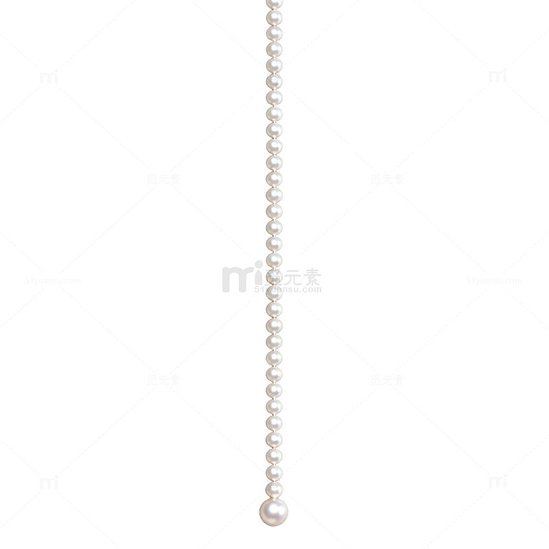 简约珍珠项链饰品