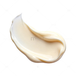 乳霜质感化妆品涂抹效果