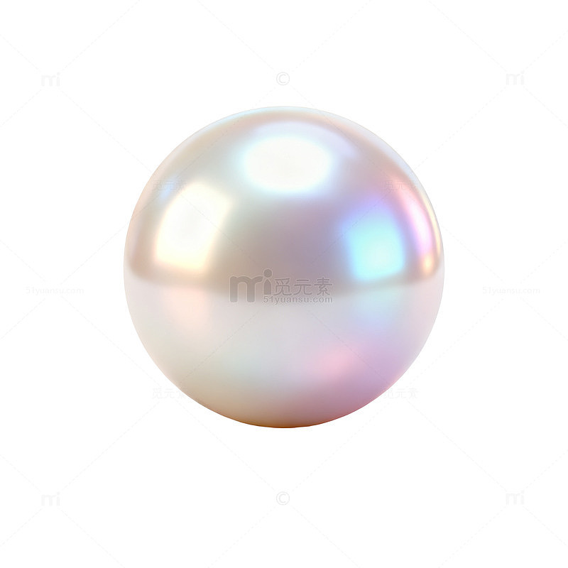 珍珠光泽质感特写