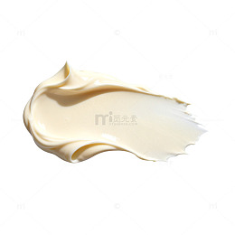 乳霜质感化妆品涂抹样例