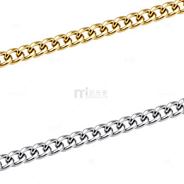 金银链饰品特写